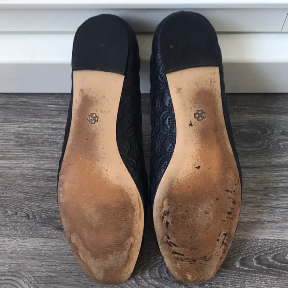 Ann Taylor black leather flats Size 9 - Picture 4 of 6